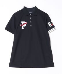 パーリーゲイツ ニコちゃん PG スマイル 89 ロゴ 鹿の子 ポロシャツ 3 PEARLY GATES - パーリーゲイツ ニコちゃん PG スマイル 89 ロゴ