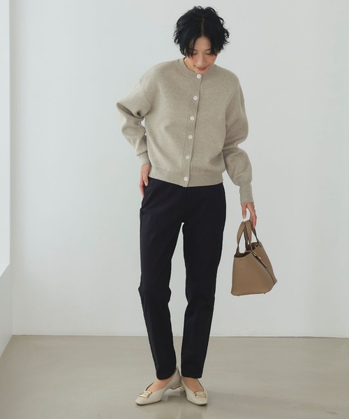 CROSS FUNCTION(クロスファンクション)の「《ストレッチ 》エブ楽 裏起毛スキニーあたたか美脚パンツ【CROSS FUNCTION/クロスファンクション】(その他パンツ・レディース・ブラック/ライトベージュ/ブルー/ネイビー・S/M/L/LL)」の6枚目の写真