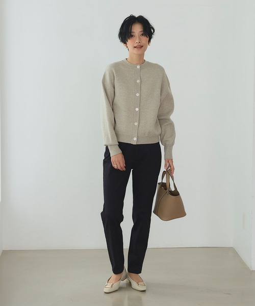 CROSS FUNCTION(クロスファンクション)の「《ストレッチ 》エブ楽 裏起毛スキニーあたたか美脚パンツ【CROSS FUNCTION/クロスファンクション】(その他パンツ・レディース・ブラック/ライトベージュ/ブルー/ネイビー・S/M/L/LL)」の7枚目の写真