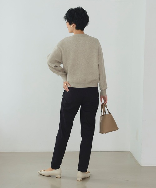 CROSS FUNCTION(クロスファンクション)の「《ストレッチ 》エブ楽 裏起毛スキニーあたたか美脚パンツ【CROSS FUNCTION/クロスファンクション】(その他パンツ・レディース・ブラック/ライトベージュ/ブルー/ネイビー・S/M/L/LL)」の10枚目の写真