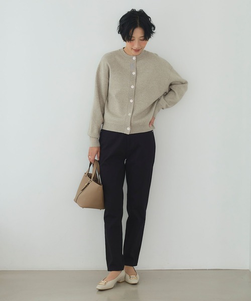 CROSS FUNCTION(クロスファンクション)の「《ストレッチ 》エブ楽 裏起毛スキニーあたたか美脚パンツ【CROSS FUNCTION/クロスファンクション】(その他パンツ・レディース・ブラック/ライトベージュ/ブルー/ネイビー・S/M/L/LL)」の12枚目の写真