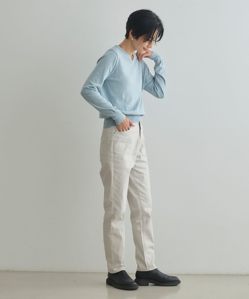 CROSS FUNCTION(クロスファンクション)の「《ストレッチ 》エブ楽 裏起毛スキニーあたたか美脚パンツ【CROSS FUNCTION/クロスファンクション】(その他パンツ・レディース・ブラック/ライトベージュ/ブルー/ネイビー・S/M/L/LL)」の21枚目の写真