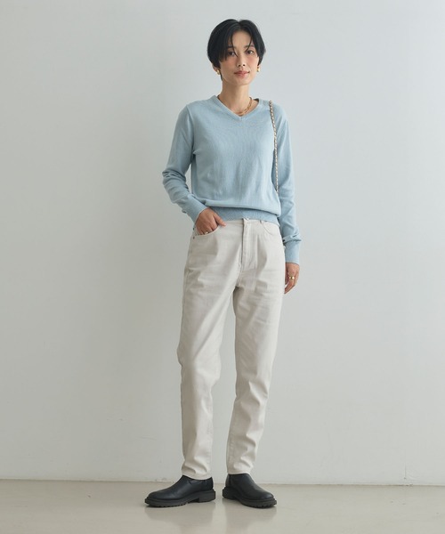 CROSS FUNCTION(クロスファンクション)の「《ストレッチ 》エブ楽 裏起毛スキニーあたたか美脚パンツ【CROSS FUNCTION/クロスファンクション】(その他パンツ・レディース・ブラック/ライトベージュ/ブルー/ネイビー・S/M/L/LL)」の17枚目の写真