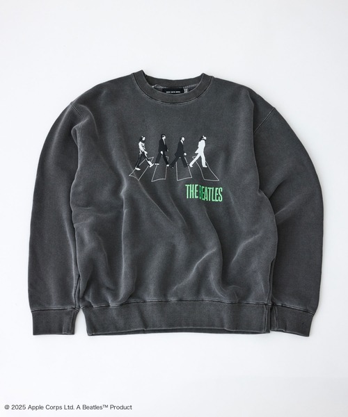 j.n.r.d(ジェー・エヌ・アール・ディー)の「【GOOD ROCK SPEED/グッドロックスピード】BEETLES EMBROIDERY ART SWEAT(Tシャツ/カットソー・メンズ・ダークブラウン/チャコールグレー・M/L/LL)」の1枚目の写真