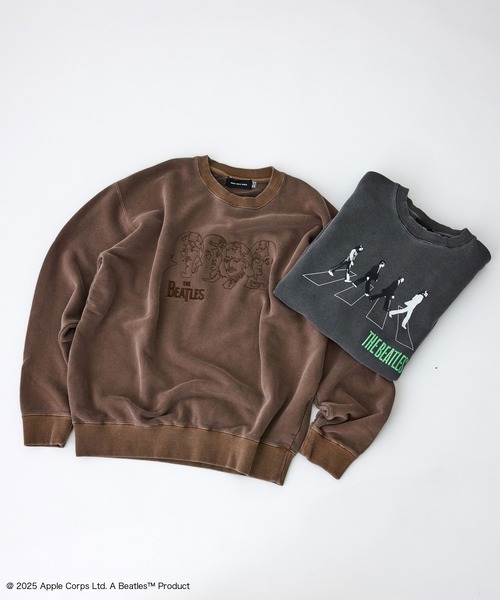j.n.r.d(ジェー・エヌ・アール・ディー)の「【GOOD ROCK SPEED/グッドロックスピード】BEETLES EMBROIDERY ART SWEAT(Tシャツ/カットソー・メンズ・ダークブラウン/チャコールグレー・M/L/LL)」の21枚目の写真