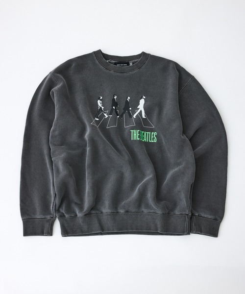 j.n.r.d(ジェー・エヌ・アール・ディー)の「【GOOD ROCK SPEED/グッドロックスピード】BEETLES EMBROIDERY ART SWEAT(Tシャツ/カットソー・メンズ・ダークブラウン/チャコールグレー・M/L/LL)」の18枚目の写真