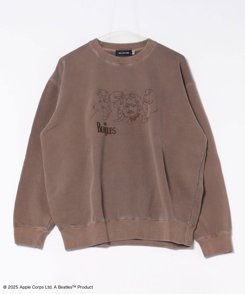 j.n.r.d(ジェー・エヌ・アール・ディー)の「【GOOD ROCK SPEED/グッドロックスピード】BEETLES EMBROIDERY ART SWEAT(Tシャツ/カットソー・メンズ・ダークブラウン/チャコールグレー・M/L/LL)」の14枚目の写真