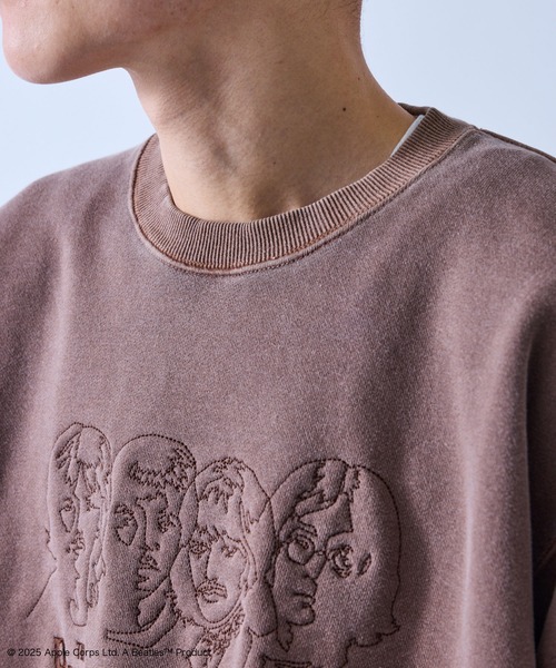 j.n.r.d(ジェー・エヌ・アール・ディー)の「【GOOD ROCK SPEED/グッドロックスピード】BEETLES EMBROIDERY ART SWEAT(Tシャツ/カットソー・メンズ・ダークブラウン/チャコールグレー・M/L/LL)」の8枚目の写真