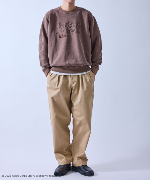 j.n.r.d(ジェー・エヌ・アール・ディー)の「【GOOD ROCK SPEED/グッドロックスピード】BEETLES EMBROIDERY ART SWEAT(Tシャツ/カットソー・メンズ・ダークブラウン/チャコールグレー・M/L/LL)」の5枚目の写真