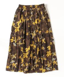 sandy | 大花柄タックギャザースカート(スカート)