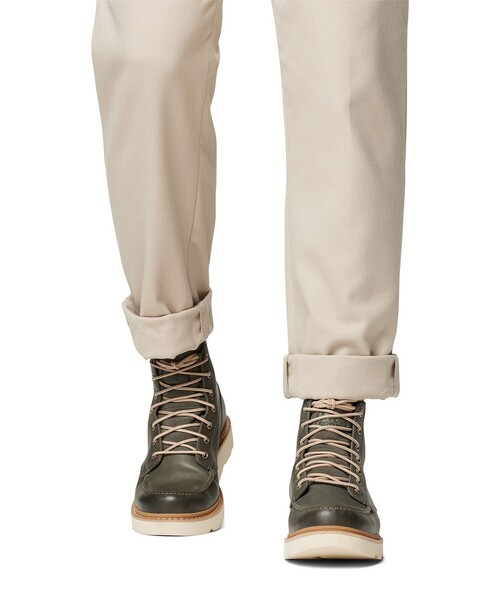 (取寄) ソレル メンズ モック ウォータープルーフ SOREL men Slabtown 62' Moc Waterproof Khaki II/Bleached Ceramic セール】防水 SOREL／メンズ スラブタウン62 モック ウォーター