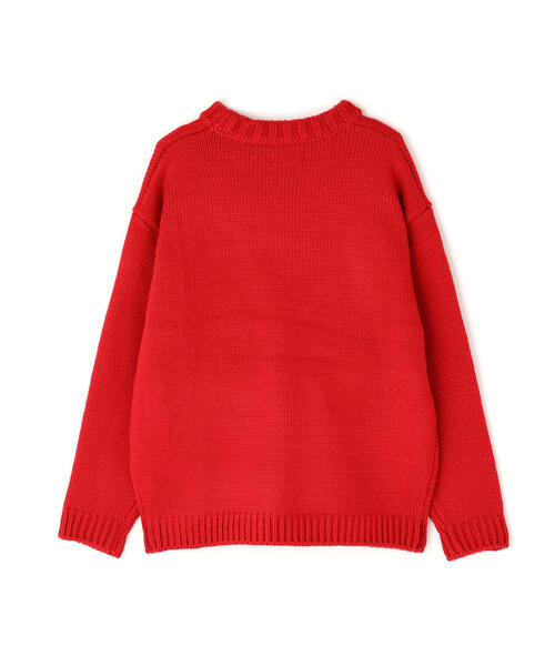 DANKE SCHON(ダンケシェーン)の「【WEB&DEPOT限定】DankeSchon/ダンケシェーン/1.5GG FLOWER KNIT(ニット/セーター・レディース・ホワイト系2/ブラック/レッド・L/XL/M)」の5枚目の写真