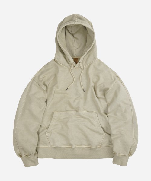 FRIZMWORKS(フリズムワークス)の「OG PIGMENT DYEING HOODY 002 _ BEIGE(パーカー・メンズ・その他・SMALL/MEDIUM/LARGE/X-LARGE)」の1枚目の写真