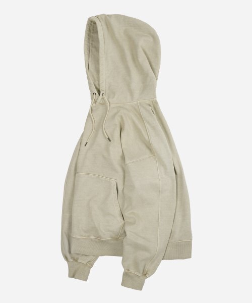 FRIZMWORKS(フリズムワークス)の「OG PIGMENT DYEING HOODY 002 _ BEIGE(パーカー・メンズ・その他・SMALL/MEDIUM/LARGE/X-LARGE)」の2枚目の写真