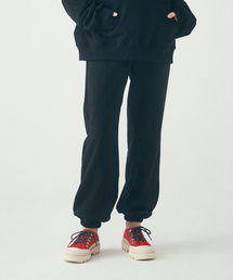 SALT AND CHOCOLATE（ソルトアンドチョコレート）の「SAC logo wide training jogger pants black 4W233Y002（スウェットパンツ）」