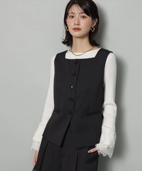 袖口レースプルオーバー（ニット/セーター）｜Arpege story