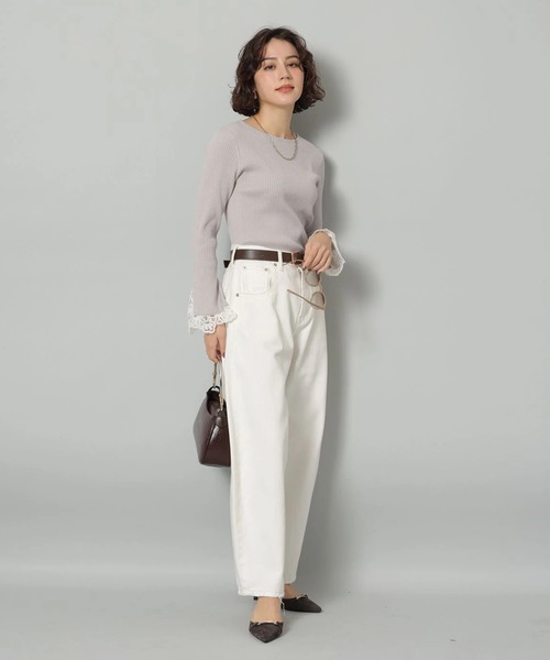 袖口レースプルオーバー（ニット/セーター）｜Arpege story