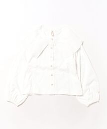 nino（ニノ）の「衿プリーツ Teeブラウス（シャツ/ブラウス）」