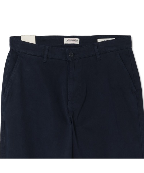 GUESS JEANS(ゲスジーンズ)の「GUESS JEANS Wide Leg Chino チノパンツ(チノパンツ・メンズ・ネイビー/ベージュ・29inch/30inch/31inch/32inch/33inch)」の4枚目の写真