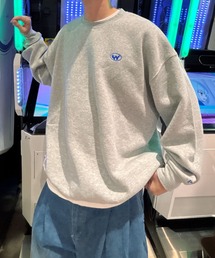 ZIP FIVE（ジップファイブ）の「ドローコード内蔵 裏起毛左胸ワンポイント刺繍 クルースウェット（スウェット）」