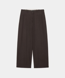 【markaware/marka】オーガニックコットン強撚ギャバ / New U.S.ARMYトラウザーズ/TWO TUCK BAGGY TROUSERS