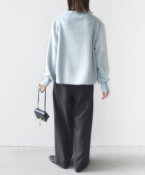 WEB限定】〈手洗い可能〉バルフィー ロング シャギー ボトルネック