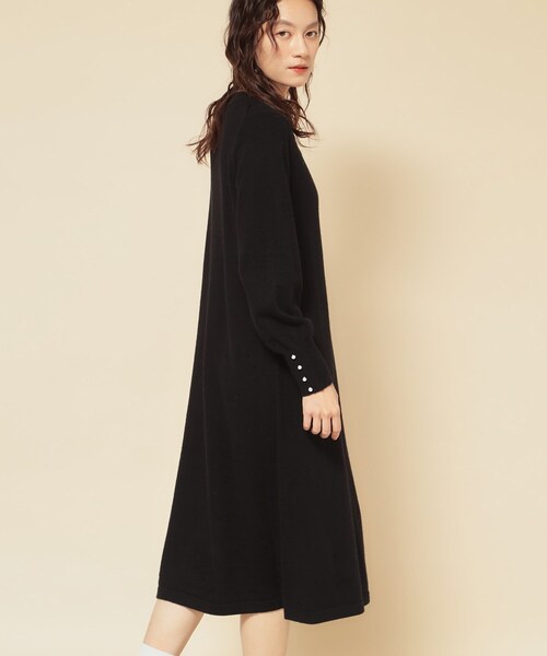 Sunauna(スーナウーナ)の「【SS~Lサイズ展開/クラフトワンピース】(ワンピース・レディース・グレー/ブラック/ライトブルー・34/38/40)」の5枚目の写真