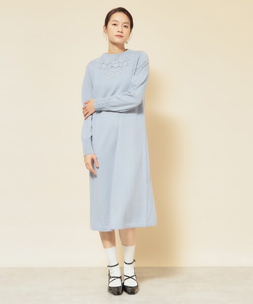 Sunauna(スーナウーナ)の「【SS~Lサイズ展開/クラフトワンピース】(ワンピース・レディース・グレー/ブラック/ライトブルー・34/38/40)」の10枚目の写真