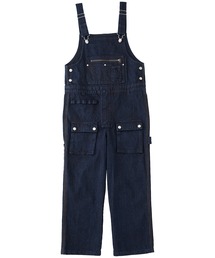 OUTDOOR PRODUCTS】デニムオーバーオール ゆったりめシルエット/ビッグ
