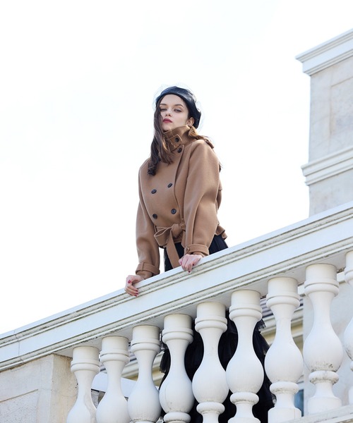 ウールショートトレンチコート（トレンチコート）｜EIMY ISTOIRE