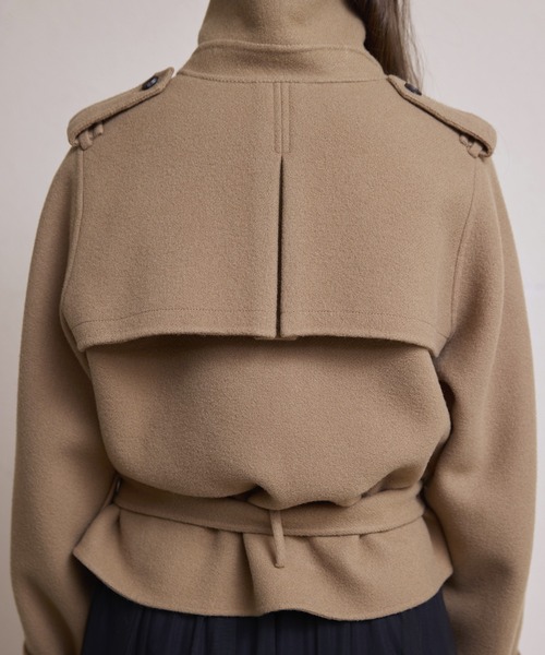 ウールショートトレンチコート（トレンチコート）｜EIMY ISTOIRE