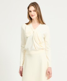 ESTNATION | ESTNATION / リボンモチーフニット(ニット/セーター)