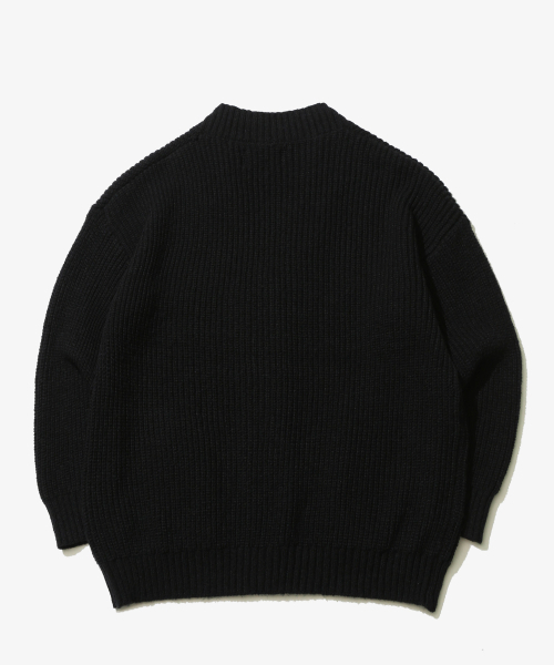 GOLDEN SNSHINE(ゴールデン サンシャイン)の「Wool Over Bulky Knit Cardigan_Black(ニット/セーター・メンズ・その他・MEDIUM/LARGE)」の3枚目の写真