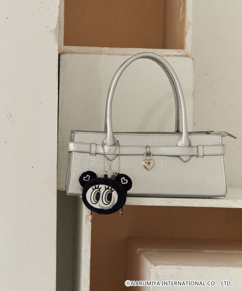 Heart Tattoo(ハートタトゥー)の「ナカムラくんコラボモノトーンミラーチャーム【ANGEL BLUE】(キーホルダー・レディース・ブラック・FREE)」の5枚目の写真