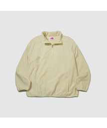 SOME PLACE（サムプレイス）の「ソフトフリースナイロン配色ポイントハーフジップアノラックマンツーマン_2COLOR（その他トップス）」