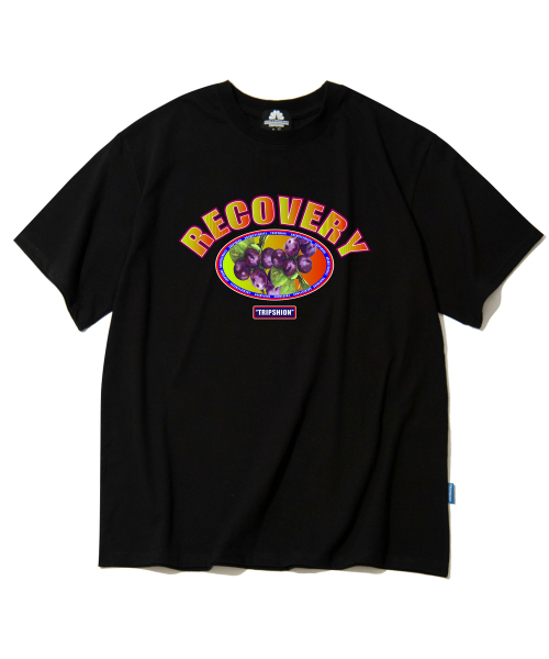 TRIPSHION(トリップション)の「ヴィンテージリカバリーグレープグラフィックTシャツ - ブラック(Tシャツ/カットソー・メンズ・その他・MEDIUM/LARGE/X-LARGE)」の1枚目の写真