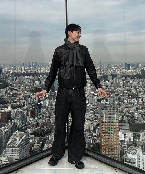 NOUN(ノウン)の「side line cargo denim pants (black)(デニムパンツ・メンズ・その他・1/0/2)」の6枚目の写真