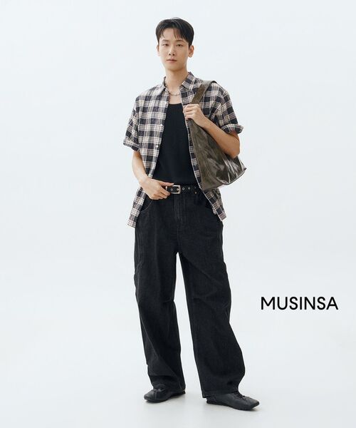 NOUN(ノウン)の「side line cargo denim pants (black)(デニムパンツ・メンズ・その他・1/0/2)」の15枚目の写真