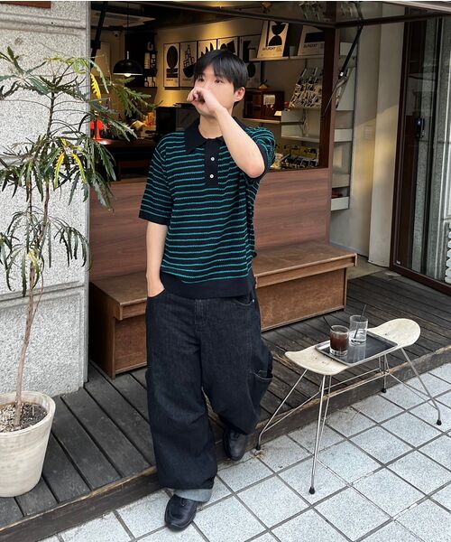 NOUN(ノウン)の「side line cargo denim pants (black)(デニムパンツ・メンズ・その他・1/0/2)」の20枚目の写真