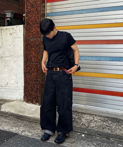 NOUN(ノウン)の「side line cargo denim pants (black)(デニムパンツ・メンズ・その他・1/0/2)」の21枚目の写真