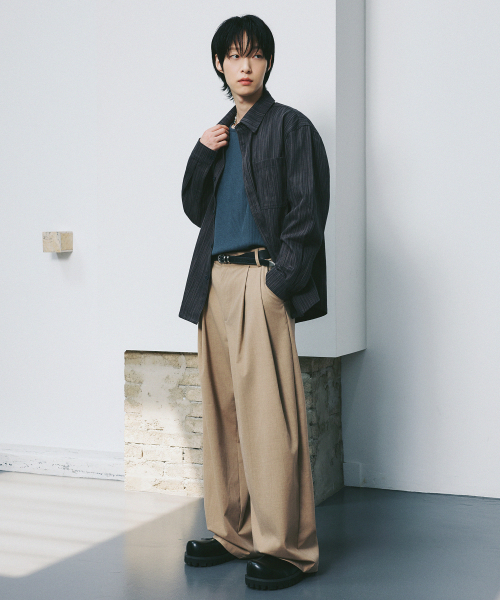 LXT（エルエックスティー）の「ツーピンタックワイドバルーンスラックス[ベージュ]（スラックス・レディース・その他・MEDIUM/LARGE/X-LARGE/XX-LARGE）」の3枚目の写真