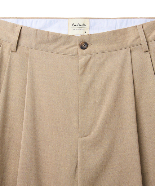 LXT（エルエックスティー）の「ツーピンタックワイドバルーンスラックス[ベージュ]（スラックス・レディース・その他・MEDIUM/LARGE/X-LARGE/XX-LARGE）」の5枚目の写真