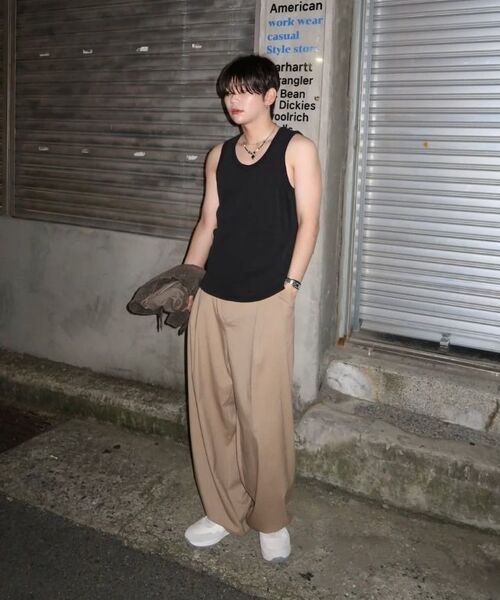 LXT（エルエックスティー）の「ツーピンタックワイドバルーンスラックス[ベージュ]（スラックス・レディース・その他・MEDIUM/LARGE/X-LARGE/XX-LARGE）」の12枚目の写真