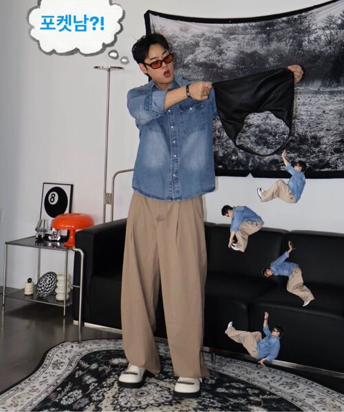 LXT（エルエックスティー）の「ツーピンタックワイドバルーンスラックス[ベージュ]（スラックス・レディース・その他・MEDIUM/LARGE/X-LARGE/XX-LARGE）」の20枚目の写真