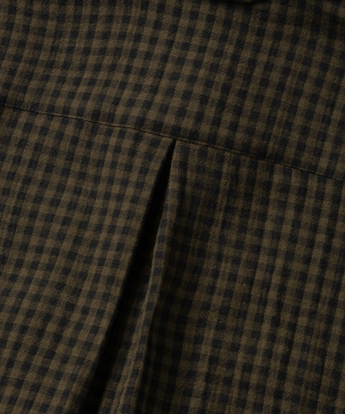 NONBLANK（ノンブランク）の「ギンガムチェックシャツ_カーキ（シャツ/ブラウス・メンズ・カーキ・MEDIUM/LARGE/X-LARGE）」の7枚目の写真
