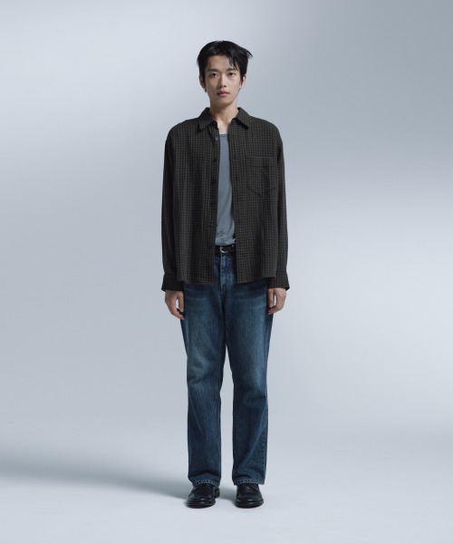 NONBLANK（ノンブランク）の「ギンガムチェックシャツ_カーキ（シャツ/ブラウス・メンズ・カーキ・MEDIUM/LARGE/X-LARGE）」の12枚目の写真