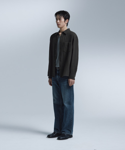 NONBLANK（ノンブランク）の「ギンガムチェックシャツ_カーキ（シャツ/ブラウス・メンズ・カーキ・MEDIUM/LARGE/X-LARGE）」の13枚目の写真
