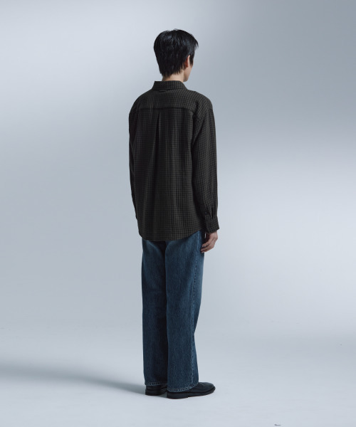 NONBLANK（ノンブランク）の「ギンガムチェックシャツ_カーキ（シャツ/ブラウス・メンズ・カーキ・MEDIUM/LARGE/X-LARGE）」の14枚目の写真
