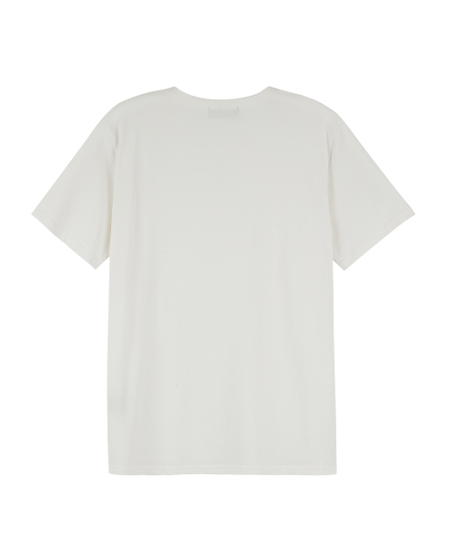 HYII（ハイトゥ）の「ワイドネックジョーTシャツ[オフホワイト]（Tシャツ/カットソー・メンズ・その他・SMALL/MEDIUM/LARGE）」の4枚目の写真
