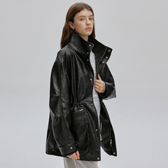 MAISON SPECIAL プライムオーバスタンドカラーレザー ユニセックスアイテム》プライムオーバースタンドカラーレザーブルゾン